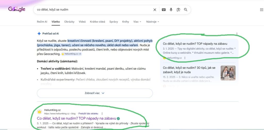 AI mention jako výsledek AEO